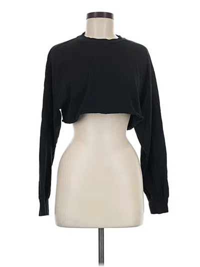 Pre-owned Tna Long Sleeve T-shirt In Black