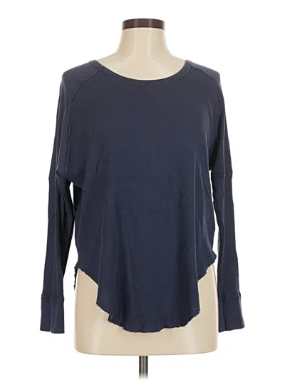 Pre-owned Tna Long Sleeve T-shirt In Blue