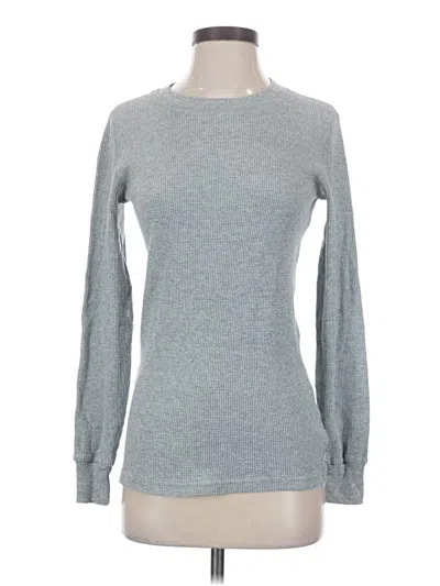 Pre-owned Tna Long Sleeve T-shirt In Gray