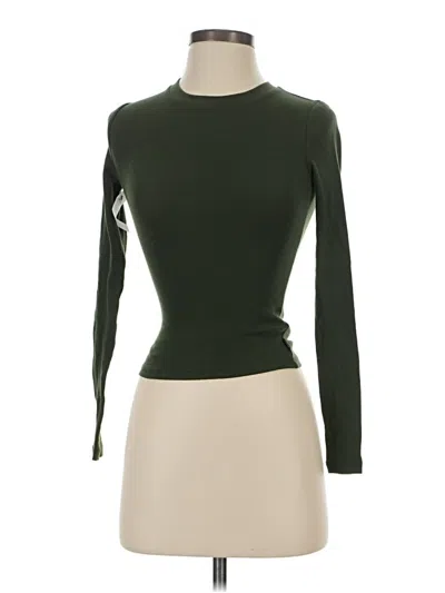 Pre-owned Tna Long Sleeve T-shirt In Green