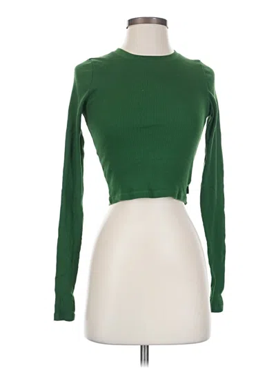 Pre-owned Tna Long Sleeve T-shirt In Green