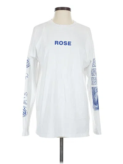 Pre-owned Tna Long Sleeve T-shirt In White