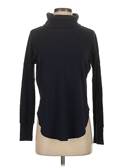 Pre-owned Tna Long Sleeve Turtleneck In Black