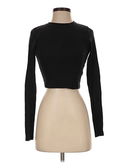 Pre-owned Tna Long Sleeve Turtleneck In Black
