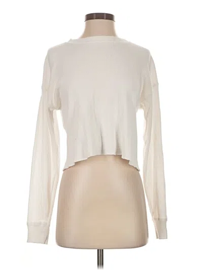 Pre-owned Tna Long Sleeve Turtleneck In Ivory