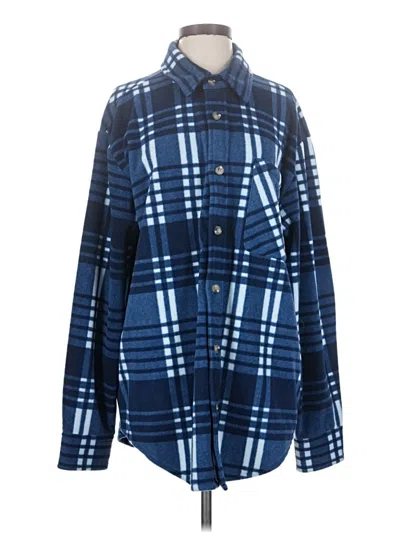 Pre-owned Tna Poncho In Blue