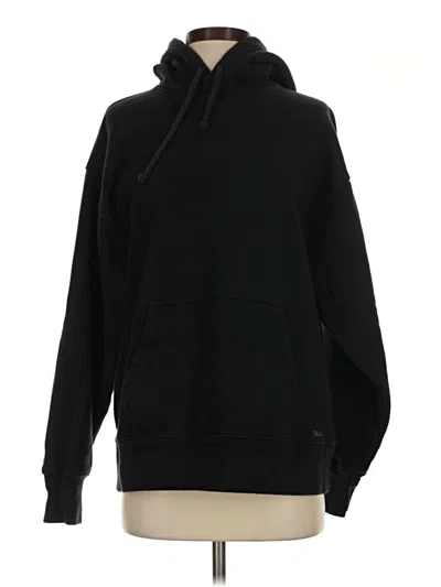 Pre-owned Tna Pullover Hoodie In Black
