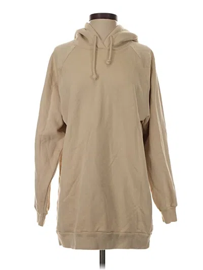 Pre-owned Tna Pullover Hoodie In Tan