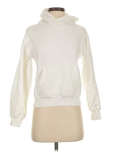 Pre-owned Tna Pullover Hoodie In White
