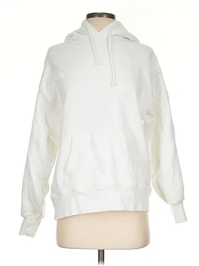 Pre-owned Tna Pullover Hoodie In White