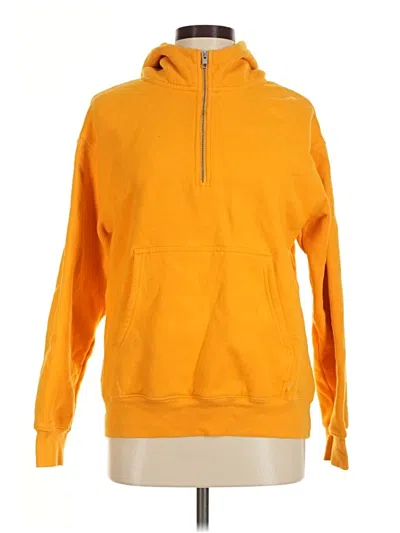 Pre-owned Tna Pullover Hoodie In Yellow