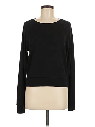 Pre-owned Tna Pullover Sweater In Black