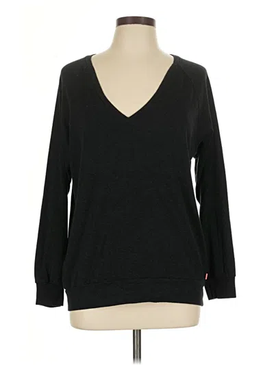 Pre-owned Tna Pullover Sweater In Black