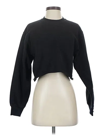 Pre-owned Tna Pullover Sweater In Black