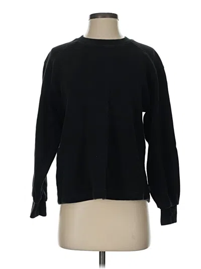 Pre-owned Tna Pullover Sweater In Black