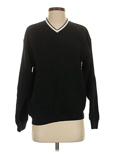 Pre-owned Tna Pullover Sweater In Black