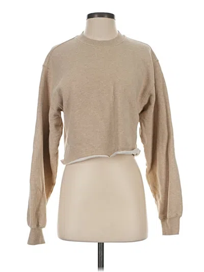 Pre-owned Tna Pullover Sweater In Tan
