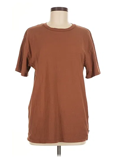 Pre-owned Tna Short Sleeve T-shirt In Brown