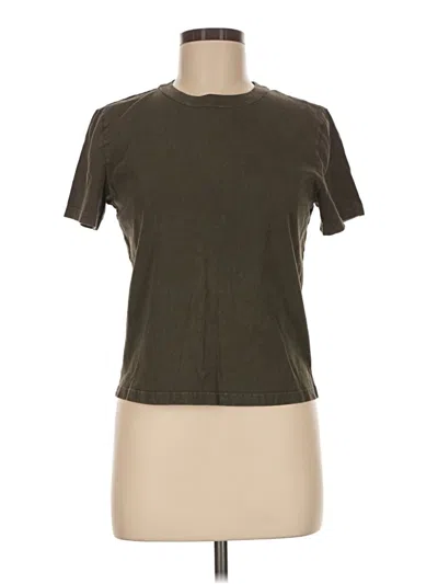 Pre-owned Tna Short Sleeve T-shirt In Brown