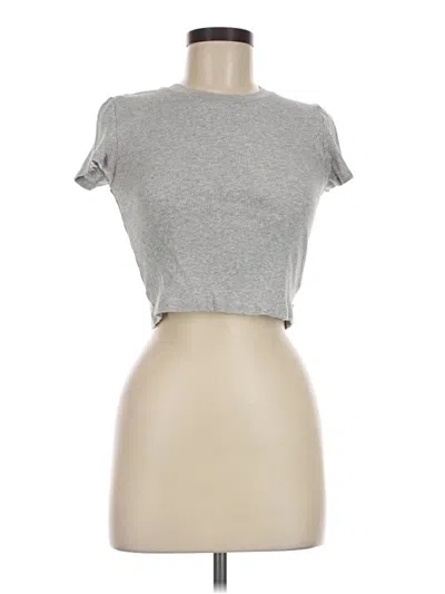 Pre-owned Tna Short Sleeve T-shirt In Gray