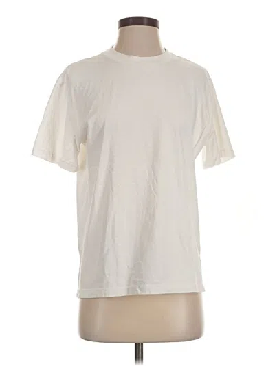 Pre-owned Tna Short Sleeve T-shirt In Ivory