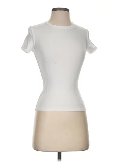 Pre-owned Tna Short Sleeve T-shirt In Ivory
