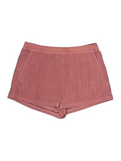Pre-owned Tna Shorts In Burgundy