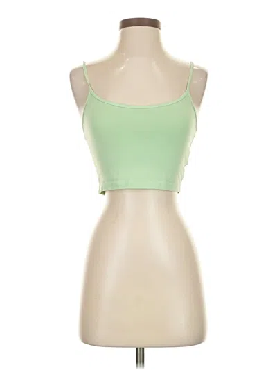 Pre-owned Tna Sleeveless Top Green Sweetheart Neckline Tops