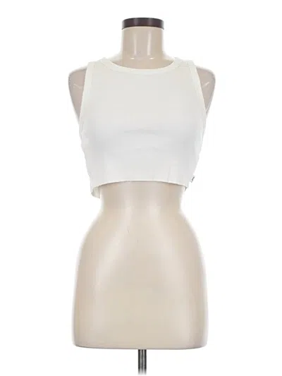 Pre-owned Tna Sleeveless Top Ivory Halter Neckline Tops