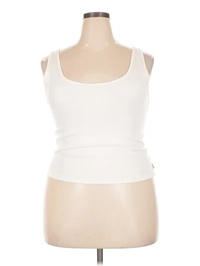 Pre-owned Tna Sleeveless Top Ivory Sweetheart Neckline Tops