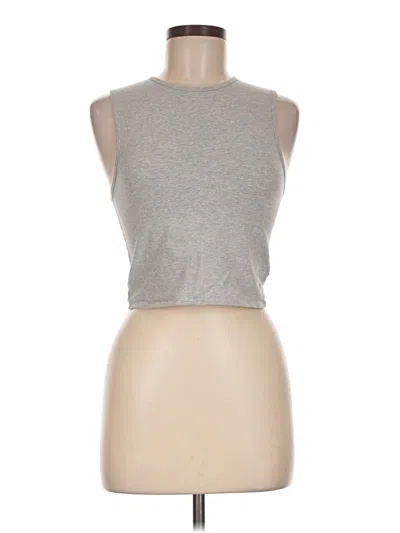 Pre-owned Tna Sleeveless T-shirt In Gray