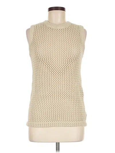 Pre-owned Tna Sleeveless T-shirt In Ivory