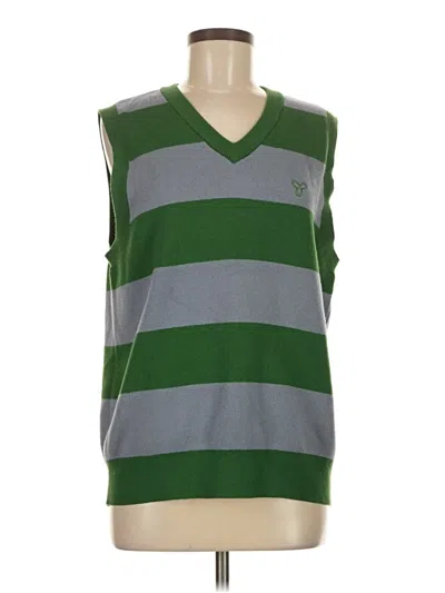 Pre-owned Tna Sweater Vest In Green
