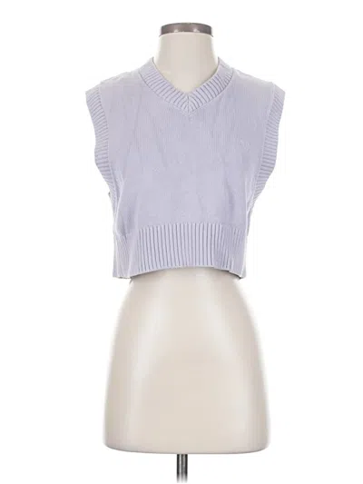 Pre-owned Tna Sweater Vest In Purple
