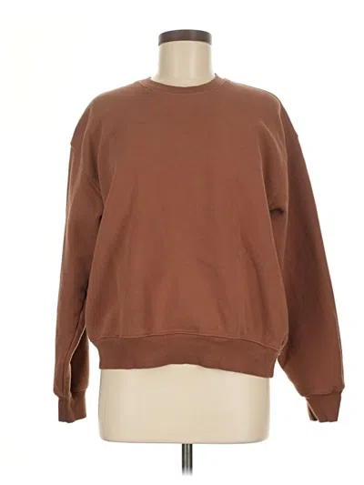 Pre-owned Tna Sweatshirt In Brown