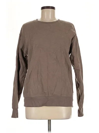 Pre-owned Tna Sweatshirt In Brown