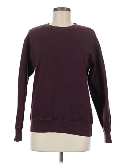 Pre-owned Tna Sweatshirt In Burgundy