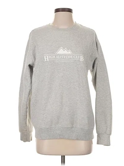 Pre-owned Tna Sweatshirt In Gray