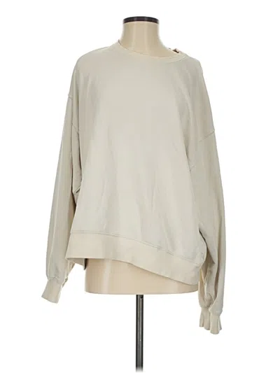 Pre-owned Tna Sweatshirt In Ivory