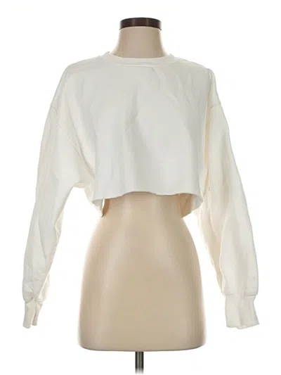 Pre-owned Tna Sweatshirt In Ivory