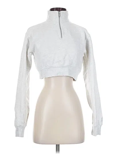 Pre-owned Tna Sweatshirt In Silver