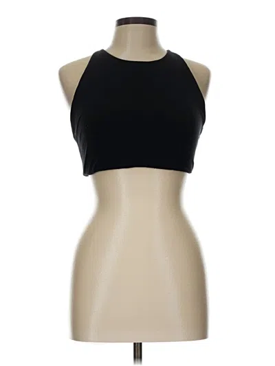 Pre-owned Tna Tank Top Black Halter Neckline Tops