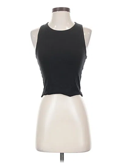Pre-owned Tna Tank Top Black Halter Neckline Tops