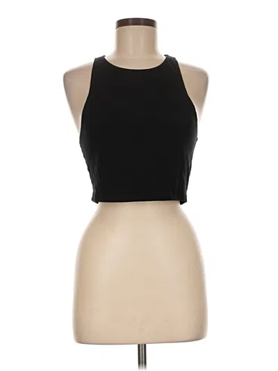 Pre-owned Tna Tank Top Black Halter Neckline Tops