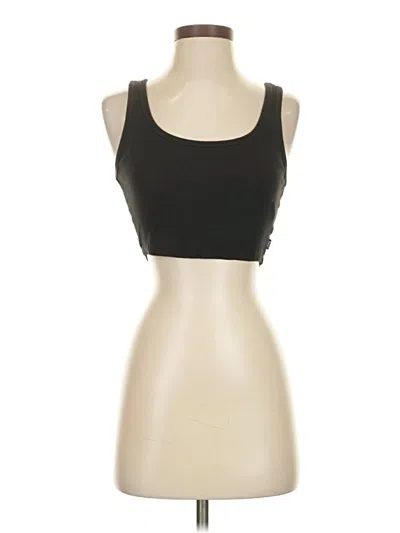 Pre-owned Tna Tank Top Black Strapless Neckline Tops