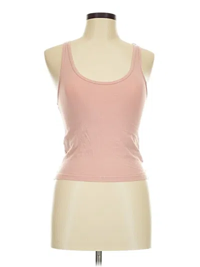 Pre-owned Tna Tank Top Pink Strapless Neckline Tops