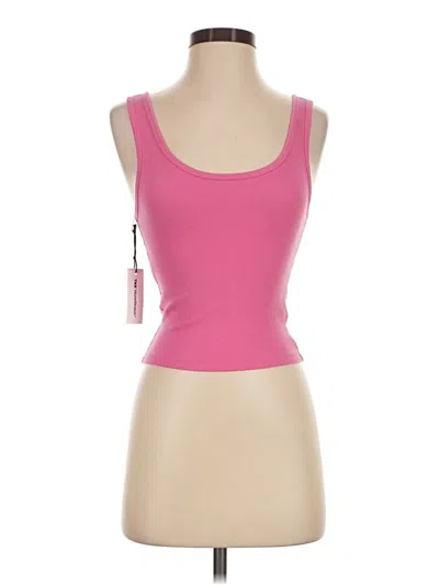 Pre-owned Tna Tank Top Pink Strapless Neckline Tops
