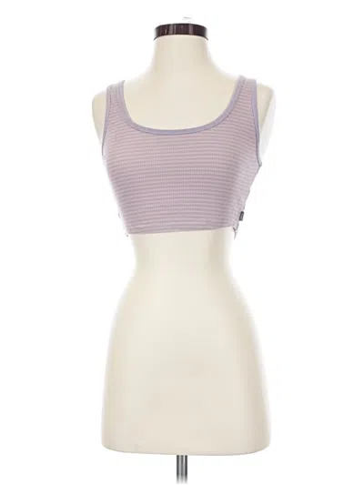 Pre-owned Tna Tank Top Purple Strapless Neckline Tops