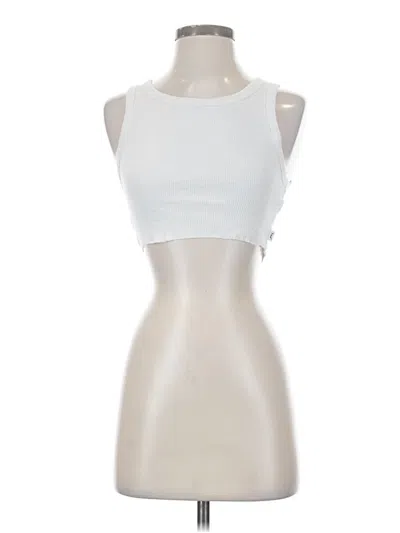 Pre-owned Tna Tank Top White Strapless Neckline Tops
