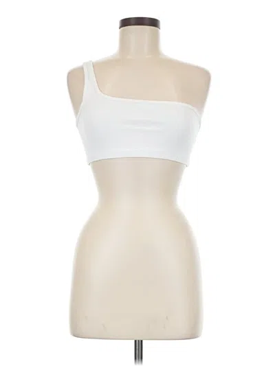 Pre-owned Tna Tube Top Ivory Strapless Neckline Tops